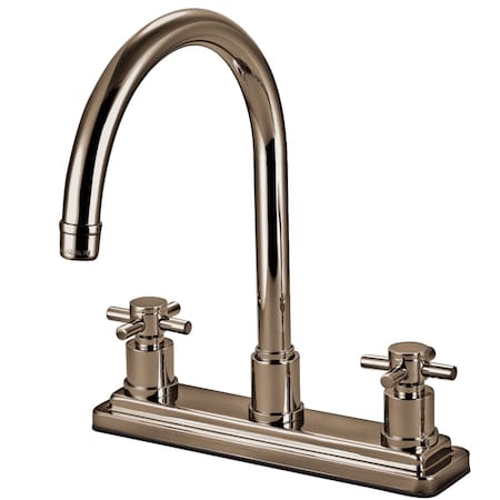 Kingston Brass KS8798DXLS Concord Centerset Kitchen Faucet, Brushed Nickel KS8798DXLS